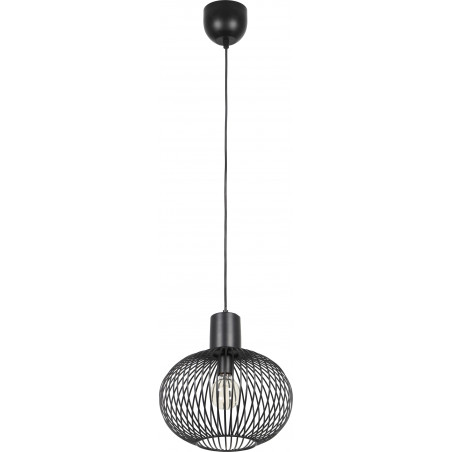 Lampa wisząca Gila Trio - czarny mat | Loftowa lampa