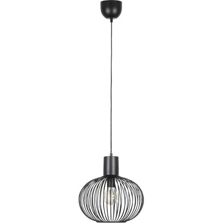 Lampa wisząca Gila Trio - czarny mat | Loftowa lampa