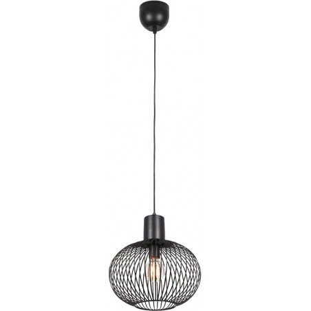 Lampa wisząca Gila Trio - czarny mat | Loftowa lampa