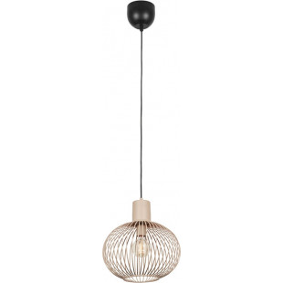 Lampa wisząca Gila Trio - Beżowa, metalowa, E27 | Kup teraz!