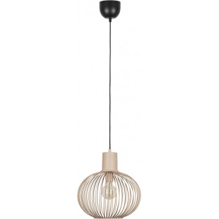 Lampa wisząca Gila Trio - Beżowa, metalowa, E27 | Kup teraz!