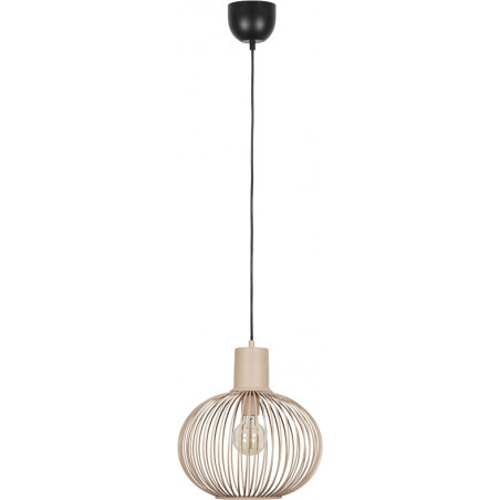 Lampa wisząca Gila Trio - Beżowa, metalowa, E27 | Kup teraz!