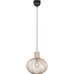 Lampa wisząca Gila Trio - Beżowa, metalowa, E27 | Kup teraz!