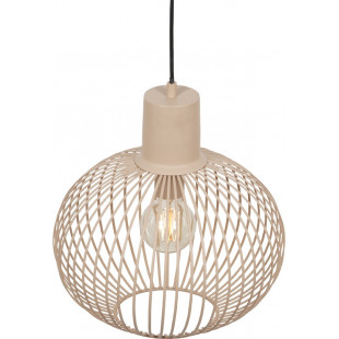 Lampa wisząca Gila Trio - Beżowa, metalowa, E27 | Kup teraz!