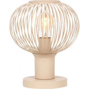Lampa stołowa Trio Gila | Beżowa, druciana, 23cm - Kup online