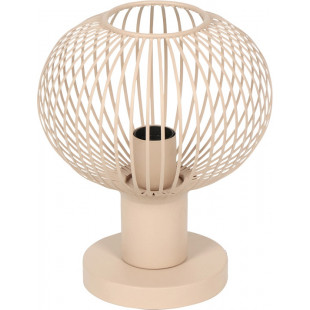 Lampa stołowa Trio Gila | Beżowa, druciana, 23cm - Kup online