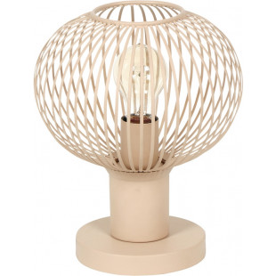 Lampa stołowa Trio Gila | Beżowa, druciana, 23cm - Kup online