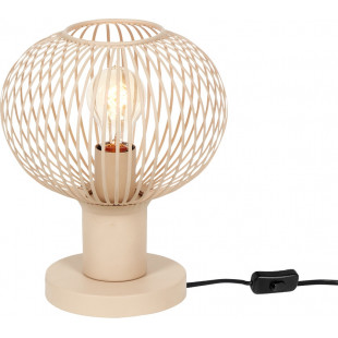 Lampa stołowa Trio Gila | Beżowa, druciana, 23cm - Kup online