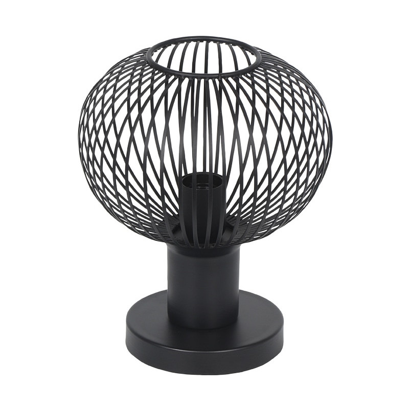 Lampa stołowa Gila Trio - Loftowy design, czarny mat | Kup teraz
