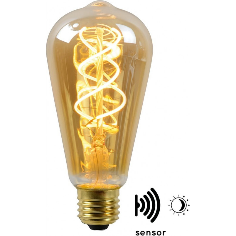 Żarówka Lucide Twilightswitch LED E27 - Bursztynowy Klimat