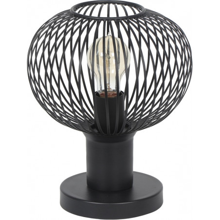 Lampa stołowa Gila Trio - Loftowy design, czarny mat | Kup teraz