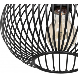 Lampa wisząca Gila Trio - czarny mat, loft, E27 | Sklep z lampami