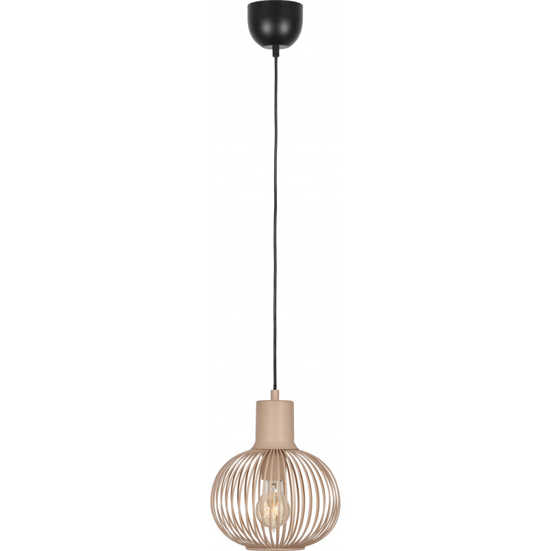 Lampa wisząca Trio Gila - Beżowa, Druciana, E27 | Kup online