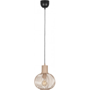 Lampa wisząca Trio Gila - Beżowa, Druciana, E27 | Kup online