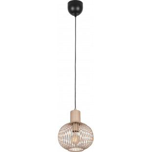 Lampa wisząca Trio Gila - Beżowa, Druciana, E27 | Kup online