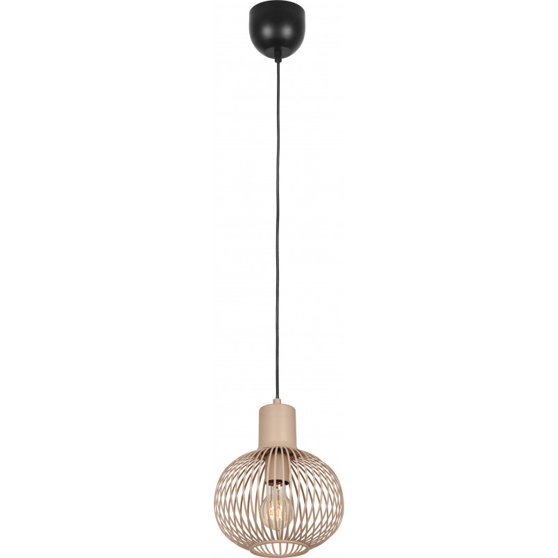 Lampa wisząca Trio Gila - Beżowa, Druciana, E27 | Kup online