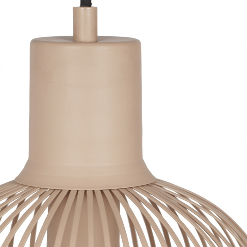 Lampa wisząca Trio Gila - Beżowa, Druciana, E27 | Kup online