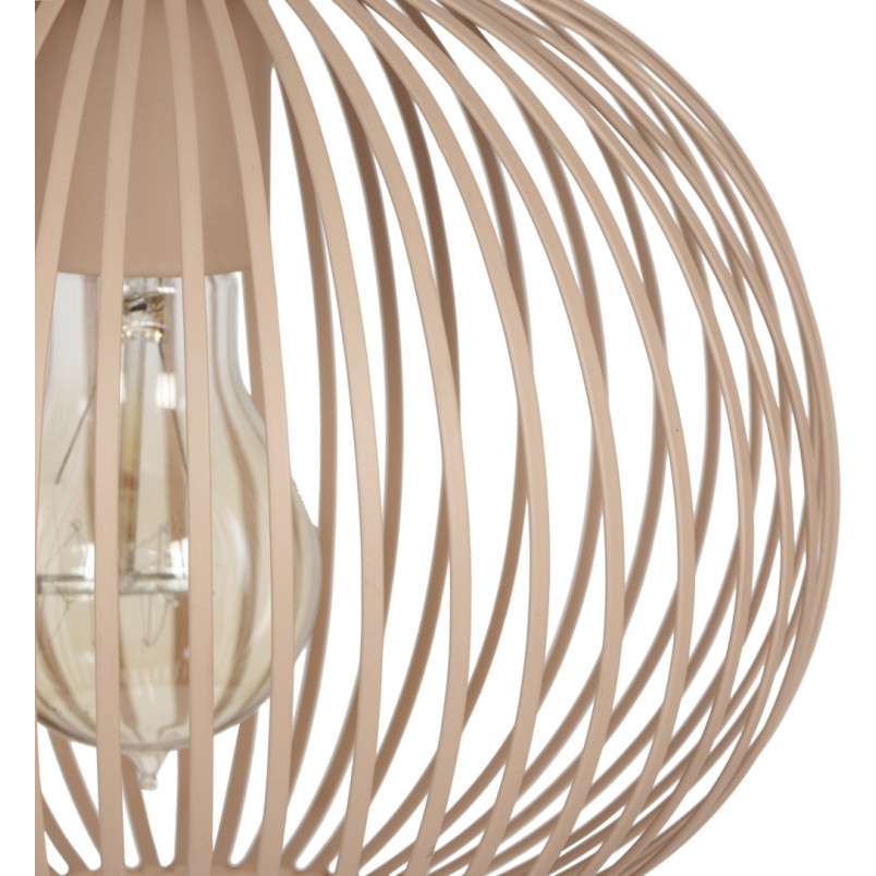 Lampa wisząca Trio Gila - Beżowa, Druciana, E27 | Kup online