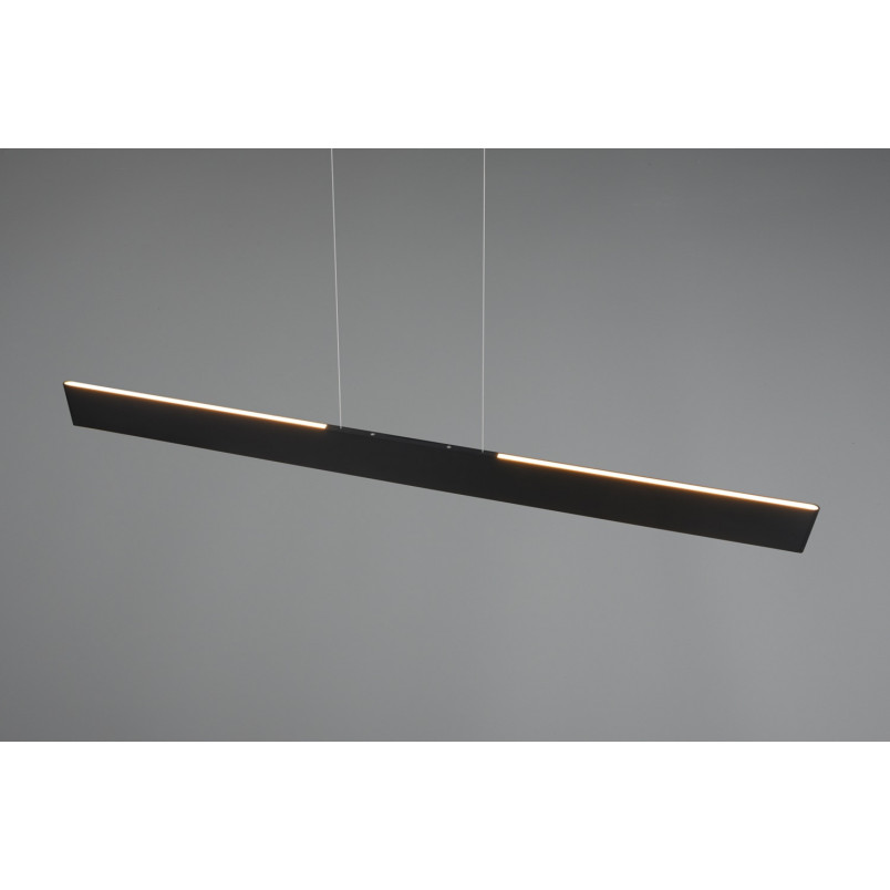 Lampa wisząca LED Galway Trio | Nowoczesna, Czarna, 150cm