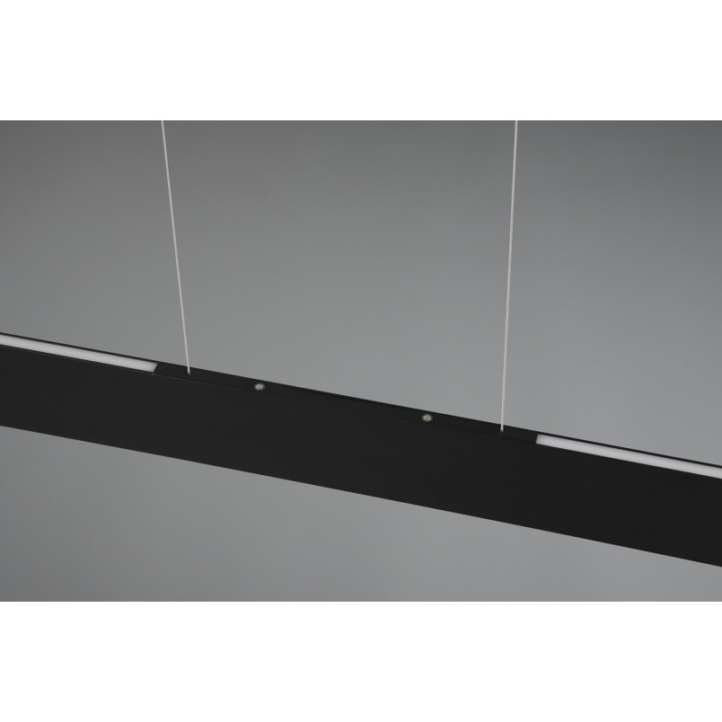 Lampa wisząca LED Galway Trio | Nowoczesna, Czarna, 150cm