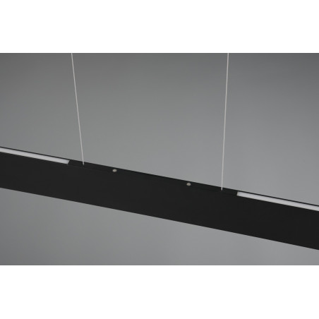 Lampa wisząca LED Galway Trio | Nowoczesna, Czarna, 150cm