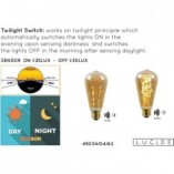 Żarówka Lucide Twilightswitch LED E27 - Bursztynowy Klimat