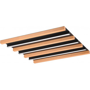 Plafon drewniany z lamelami Fontana LED 46x46cm Trio