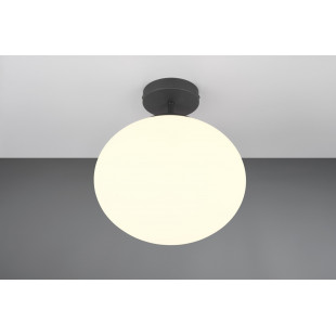 Plafon szklana kula Trio 30cm - Biały/Czarny | Sklep z Lampami