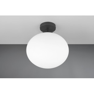 Plafon szklana kula Trio 30cm - Biały/Czarny | Sklep z Lampami