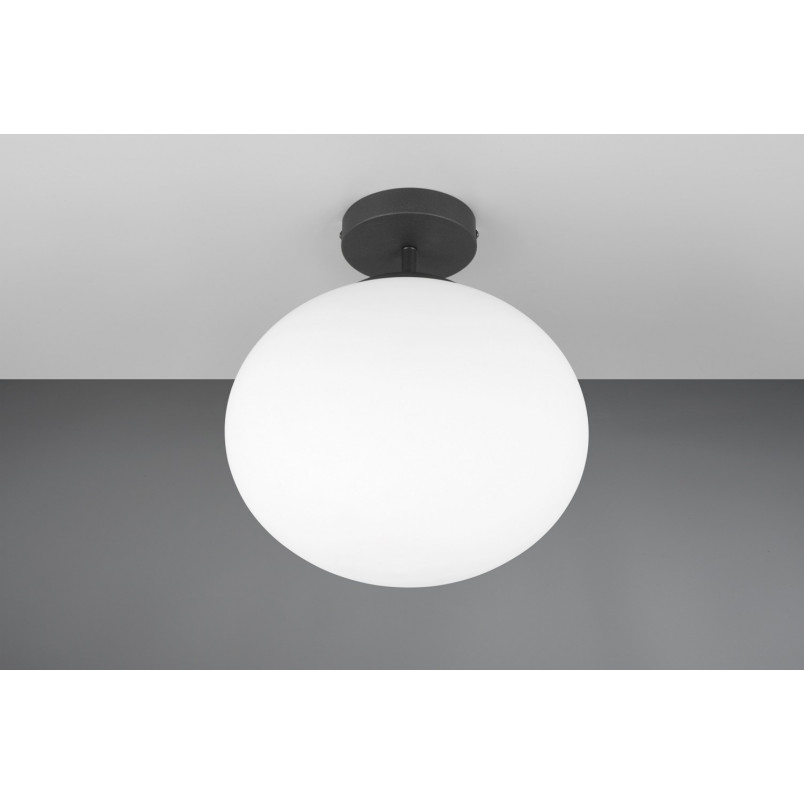 Plafon szklana kula Trio 30cm - Biały/Czarny | Sklep z Lampami