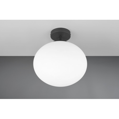 Plafon szklana kula Trio 30cm - Biały/Czarny | Sklep z Lampami