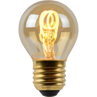 Żarówka dekoracyjna Led Globe 4,5 E27 3W 2200K Ściemnialna Bursztynowy marki marki Lucide
