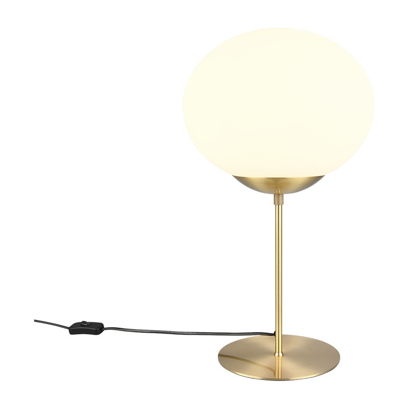 Lampa stołowa szklana kula Fomento | Trio - Elegancki design