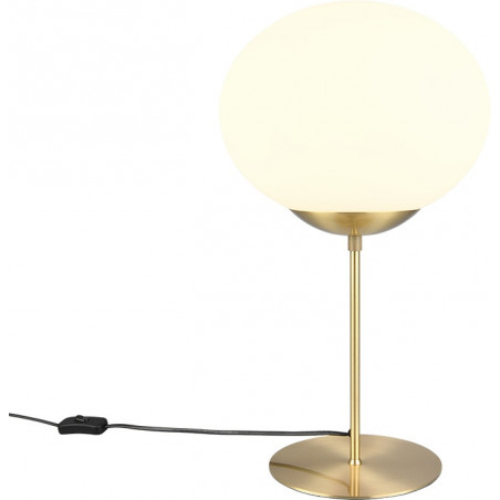 Lampa stołowa szklana kula Fomento | Trio - Elegancki design
