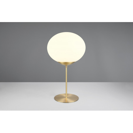 Lampa stołowa szklana kula Fomento | Trio - Elegancki design