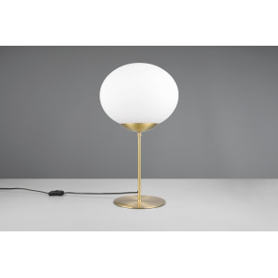 Lampa stołowa szklana kula Fomento | Trio - Elegancki design