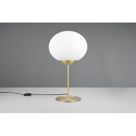 Lampa stołowa szklana kula Fomento | Trio - Elegancki design