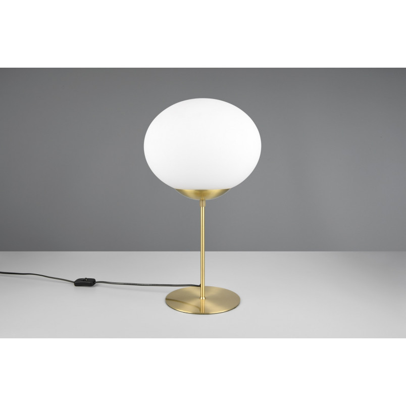 Lampa stołowa szklana kula Fomento | Trio - Elegancki design