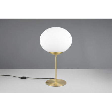 Lampa stołowa szklana kula Fomento | Trio - Elegancki design