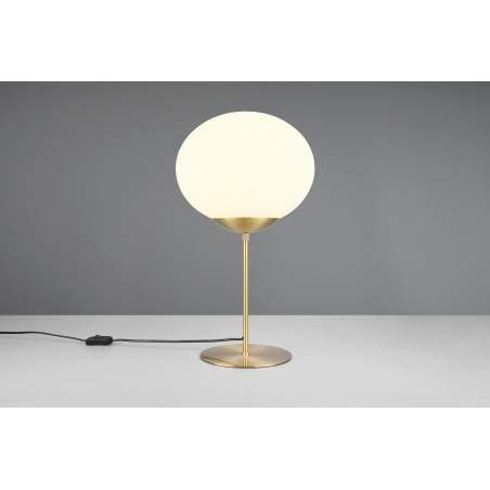 Lampa stołowa szklana kula Fomento | Trio - Elegancki design