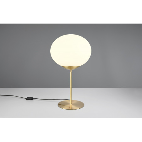 Lampa stołowa szklana kula Fomento | Trio - Elegancki design