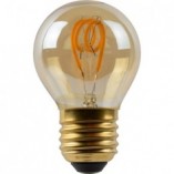 Lucide Globe 4.5 LED: Bursztynowa żarówka E27 | Stwórz wyjątkowy klimat