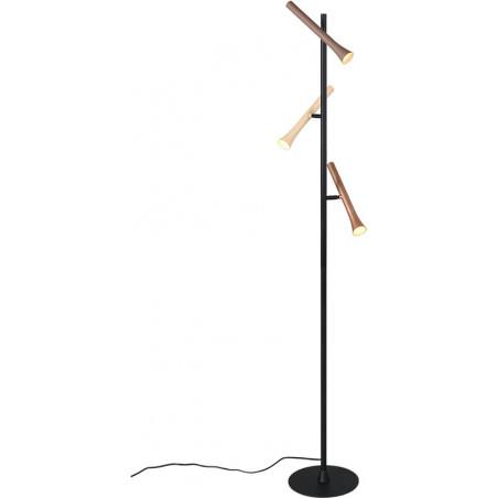 Lampa podłogowa Trio 3-punktowa LED | Ściemniacz, 150cm