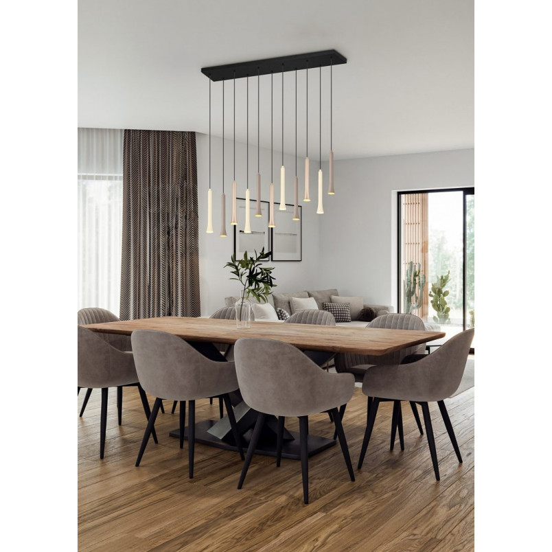 Lampa wisząca LED Trio - Regulacja koloru | 115cm