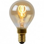 Żarówka LED Globe Lucide | Bursztynowa, Ściemnialna E14