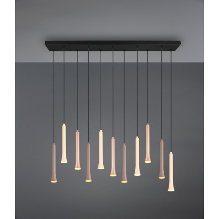 Lampa wisząca LED Trio - Regulacja koloru | 115cm