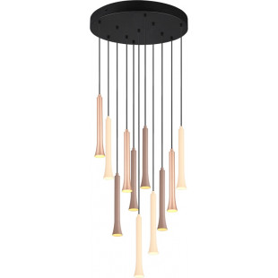 Lampa wisząca Trio LED - Kolorowa, Regulowana, 40cm