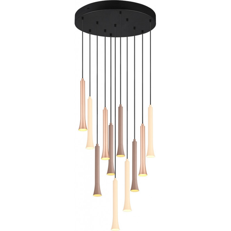 Lampa wisząca Trio LED - Kolorowa, Regulowana, 40cm