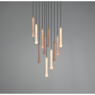 Lampa wisząca Trio LED - Kolorowa, Regulowana, 40cm