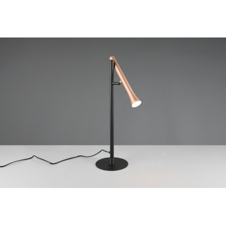 Lampa biurkowa LED Trio | Brąz/Czarny, Ściemniacz - Kup Teraz!